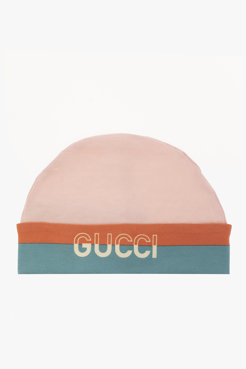 Gucci Kids Cotton beanie with logo