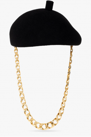 Felt beret with chain od Gucci