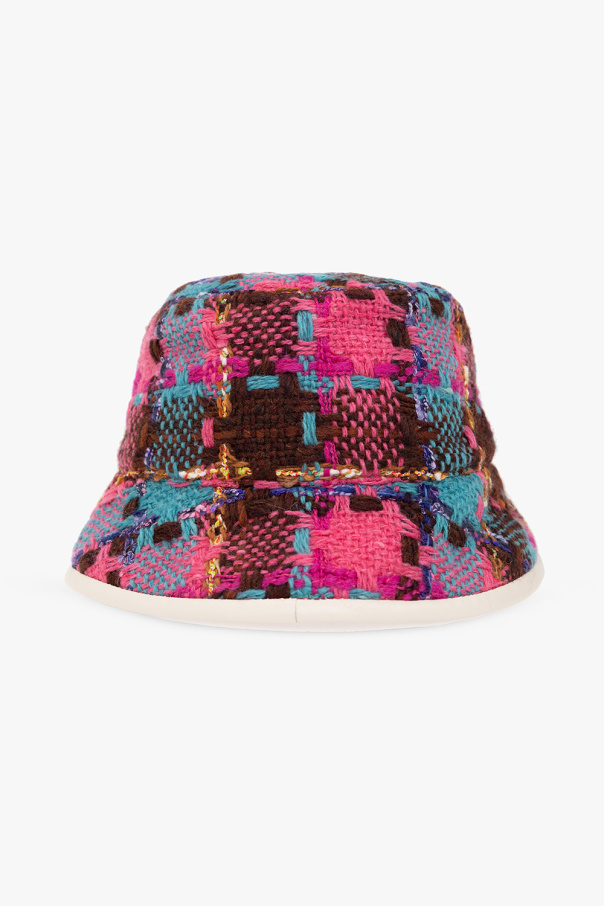 Gucci Gorro Buff Knitted Hat Vadik Magenta rosa mulher