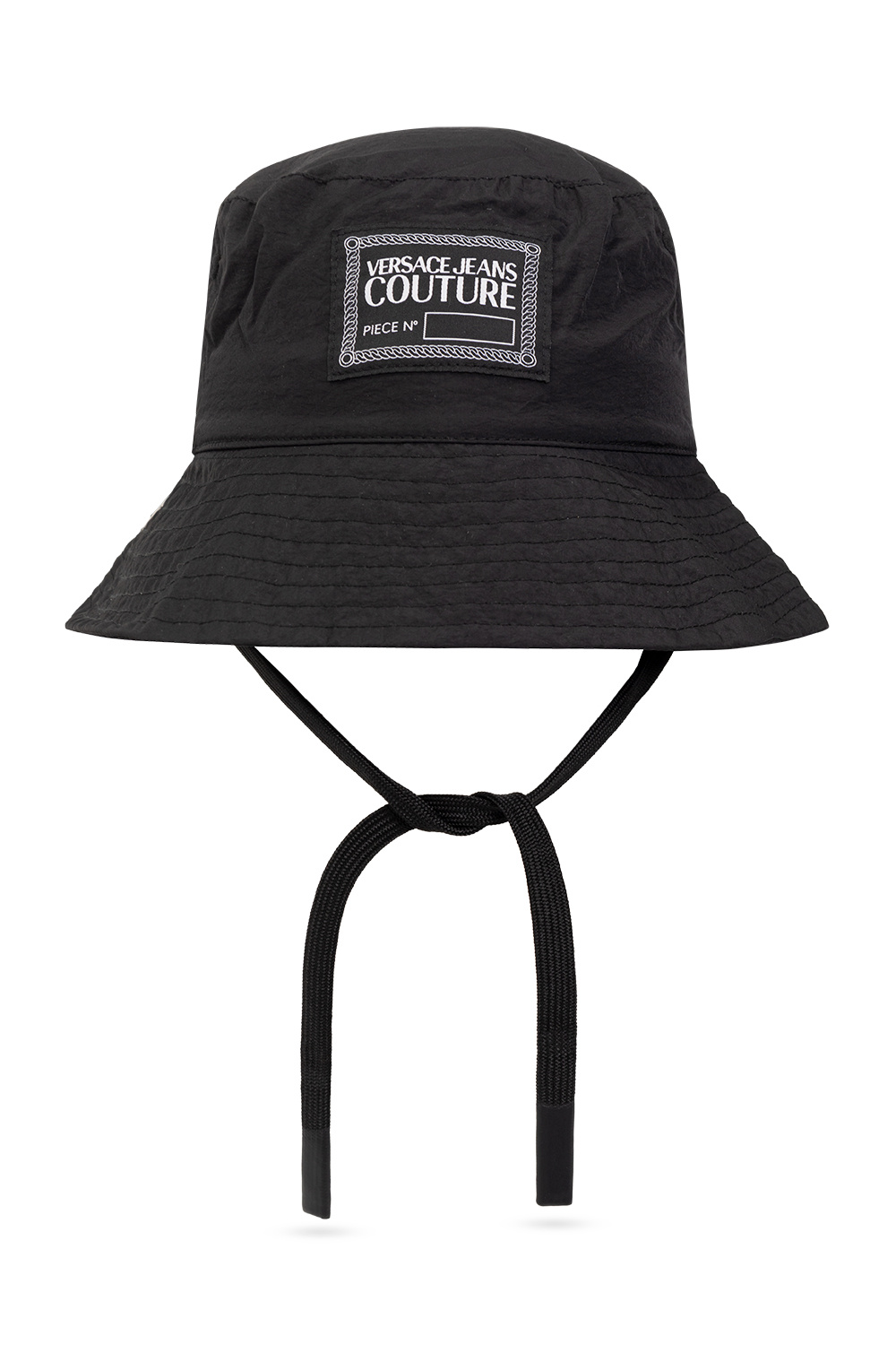 Glossy toe-cap and rubber midsole Bucket hat with logo