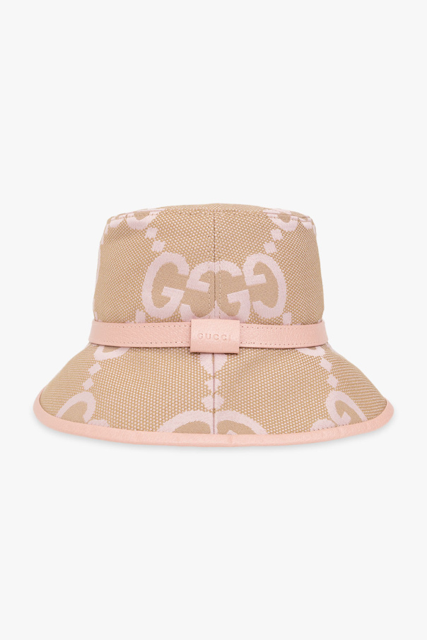 Gucci Bucket embroidered hat with monogram