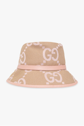 Burberry embroidered logo bucket hat Nude