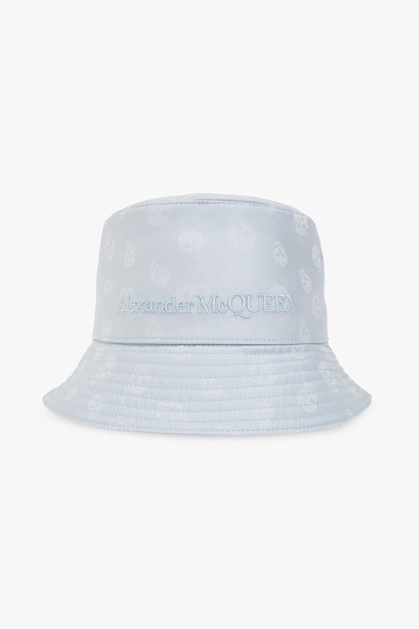 Alexander McQueen Bucket hat siltovka with logo