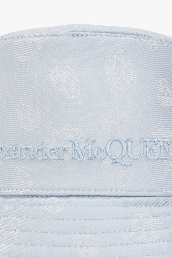 Alexander McQueen Men's Bone Head Outdoors Red Line Axe Adjustable Panel Hat