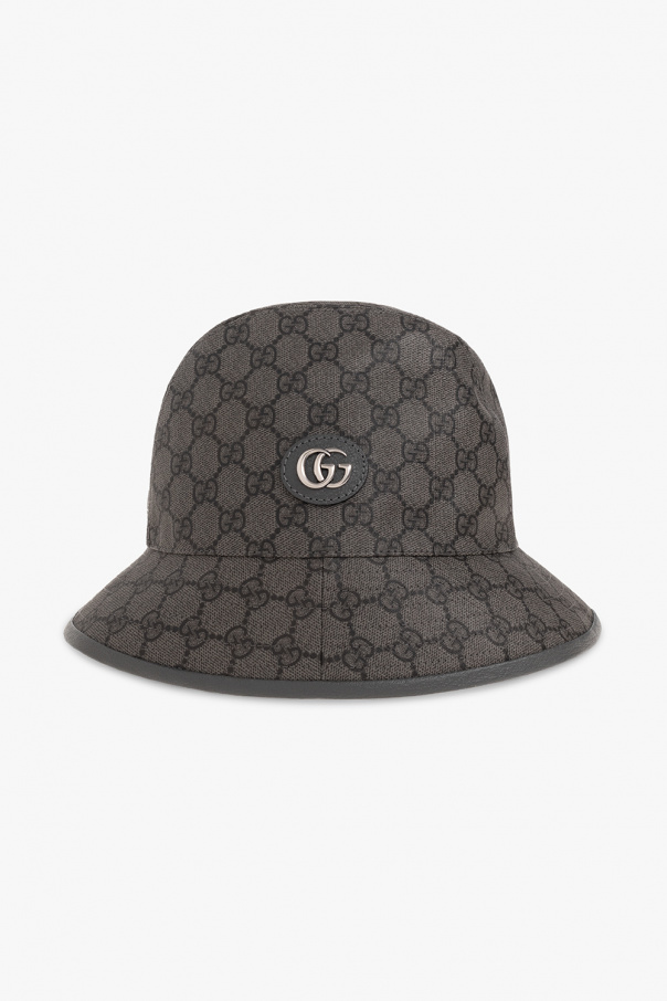 Gucci wrist ‘GG Supreme’ canvas bucket bag