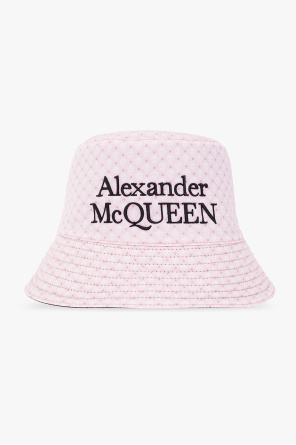 Alexander McQueen Dwustronny kapelusz z logo