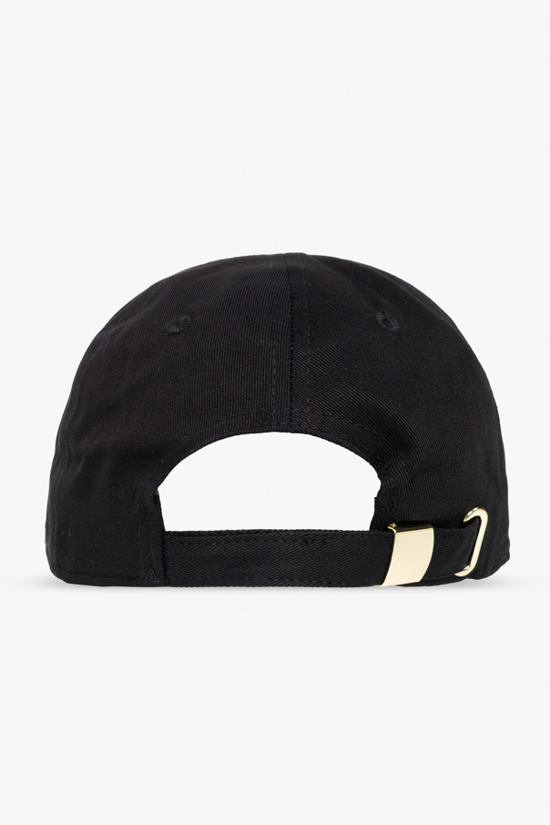 black nylon padded hat Baseball cap