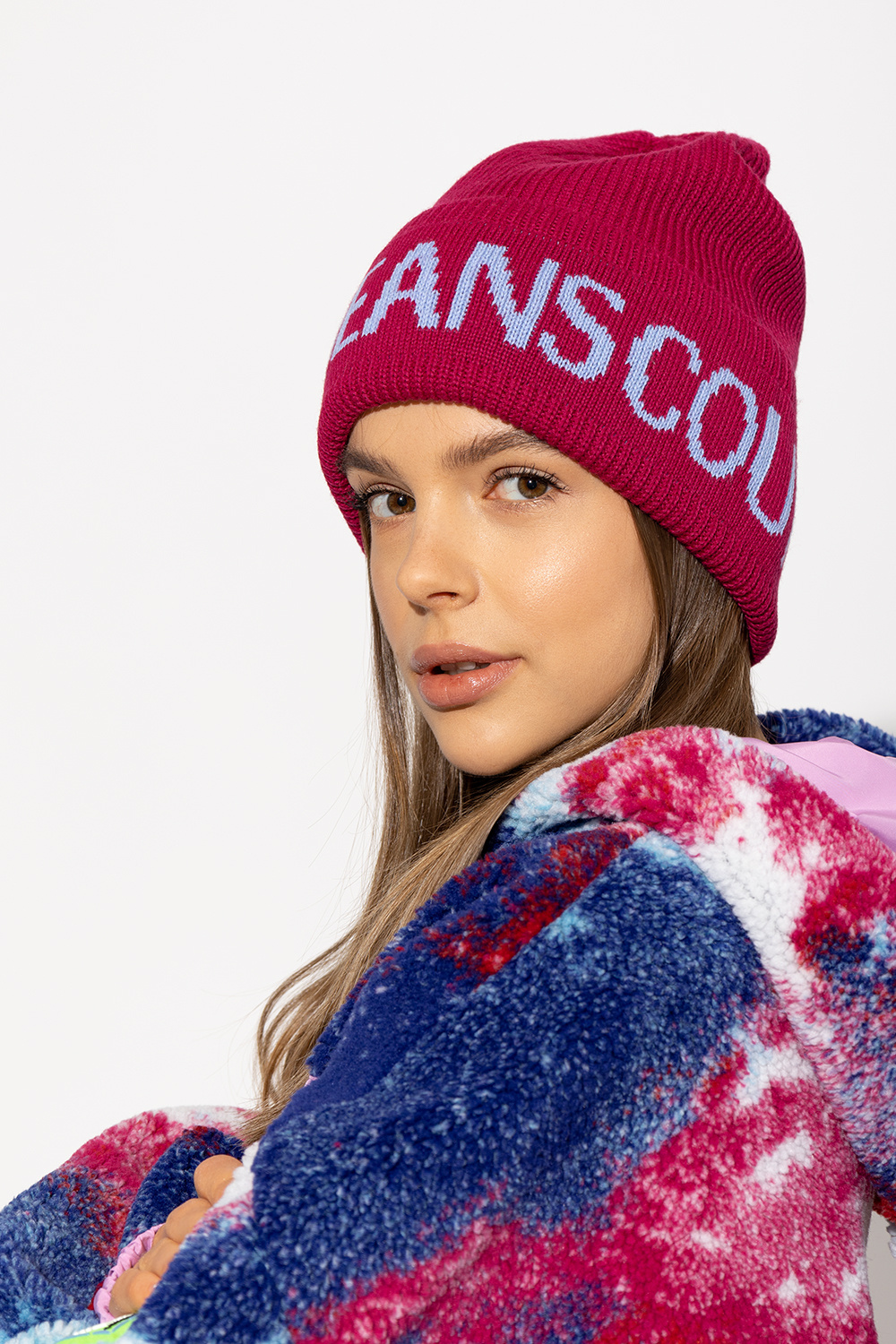 Versace Jeans Couture Beanie with logo