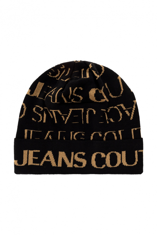 Versace Jeans Couture Monogrammed beanie