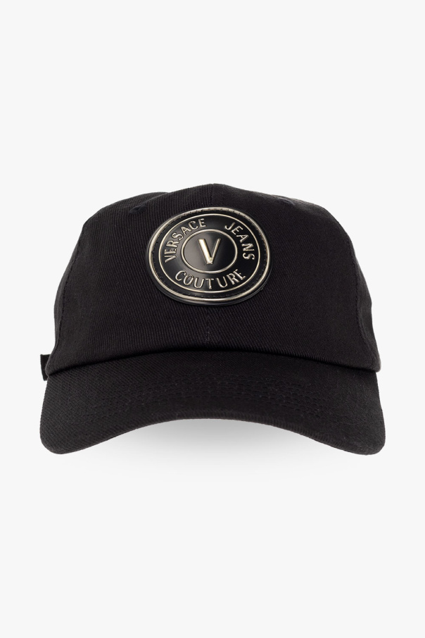 Versace Jeans Couture Bench small logo cap in black