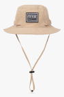 logo-patch bucket hat Marrone