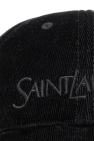 Saint Laurent BLACK Corduroy baseball cap