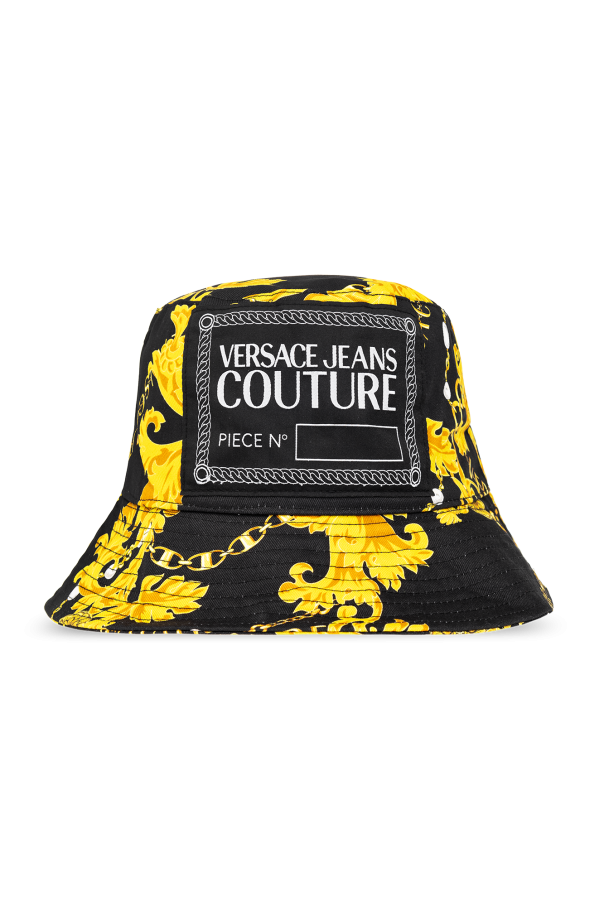 Versace Jeans Couture Bawełniany kapelusz