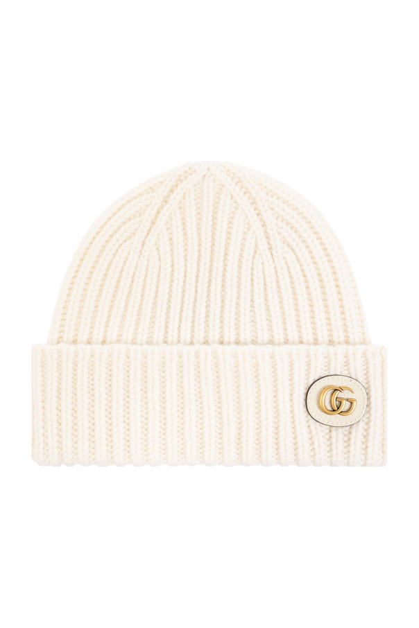 Gucci Wool beanie with logo