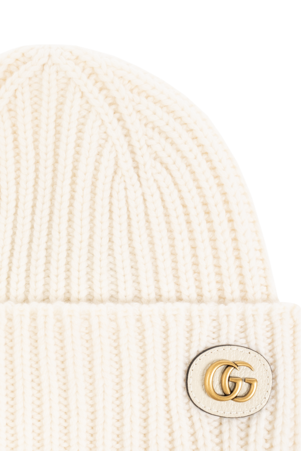 Gucci Wool beanie with logo