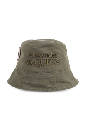 Alexander McQueen Reversible bucket hat with logo