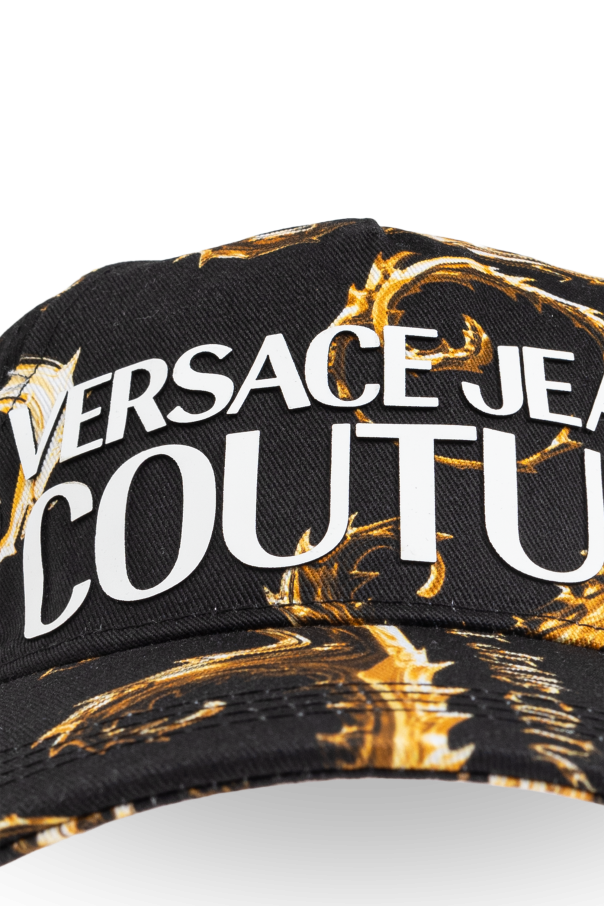 Versace Jeans Couture Czapka z daszkiem z nadrukiem `Barocco`