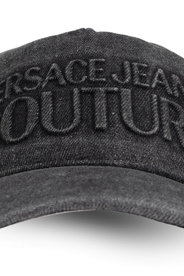 Versace Jeans Couture Jeansowa czapka z daszkiem