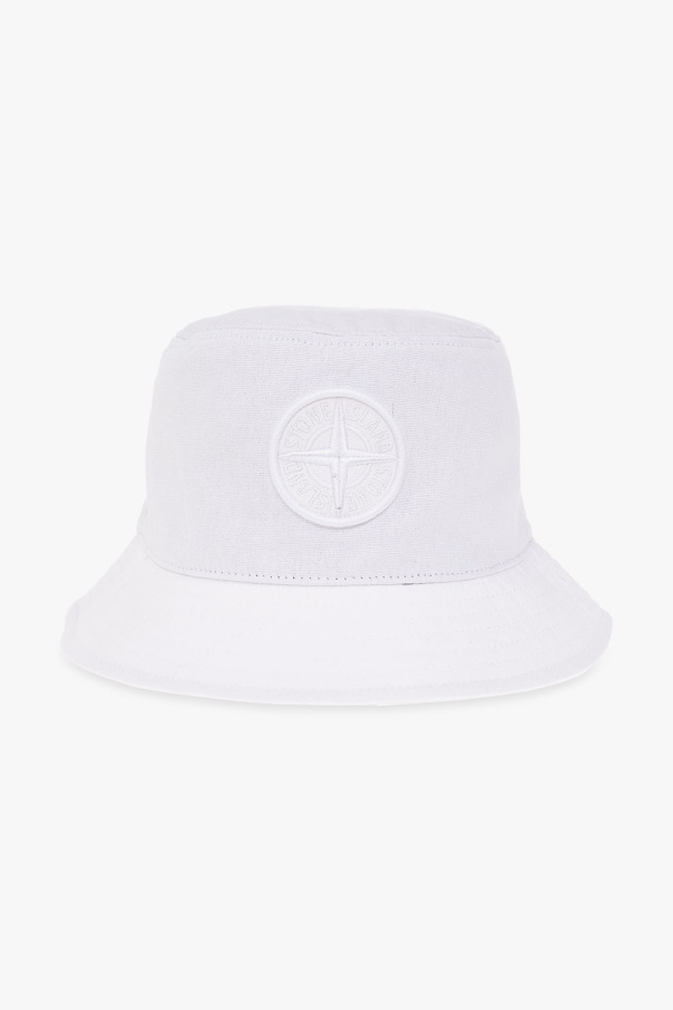 Stone Island Bucket hat chrome with logo
