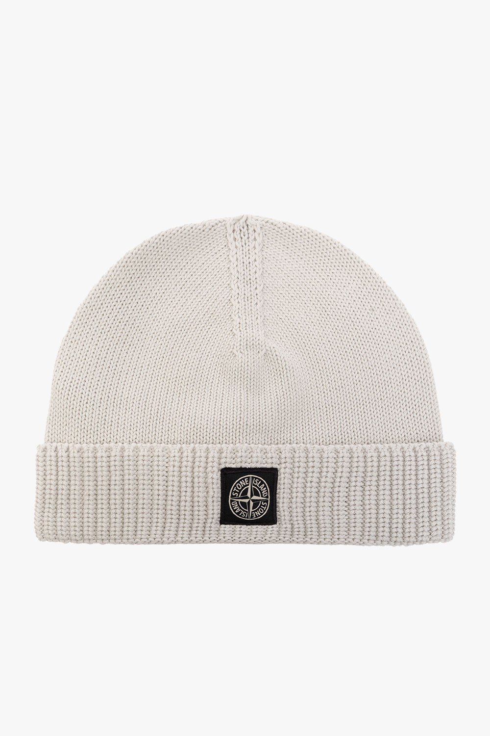 Stone Island Kids Beanie with logo