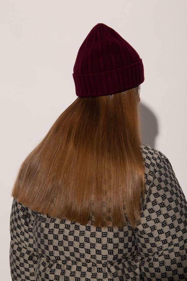 Burgundy Cashmere beanie Coach - Vitkac GB