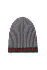 Gucci Kids GREY Wool hat.