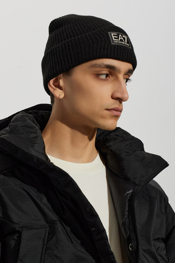 EA7 Emporio Armani Beanie mit Logo