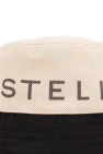 Stella McCartney cream Bucket hat with logo