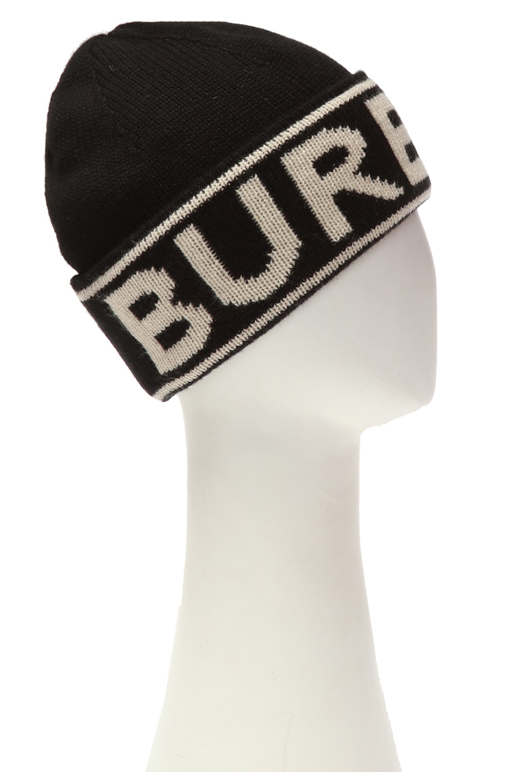Burberry Icon chunky knit hat usb Grau