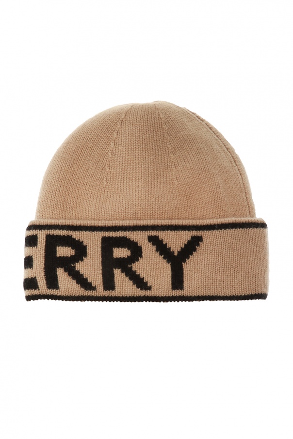 Brown Logo-embroidered hat Burberry - Vitkac France