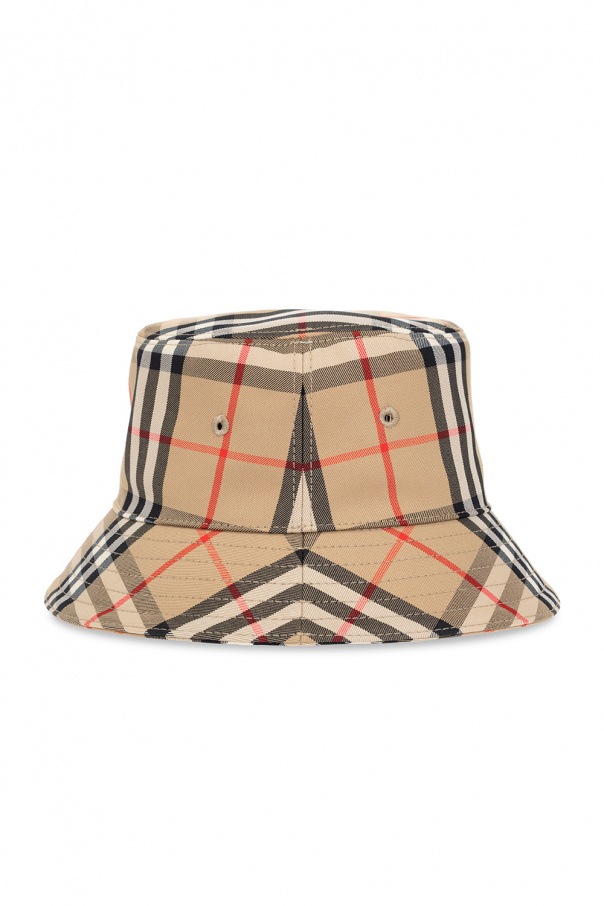 Burberry Kids Checked bucket hat