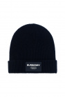 Burberry Kids NAVY BLUE Beanie with logo