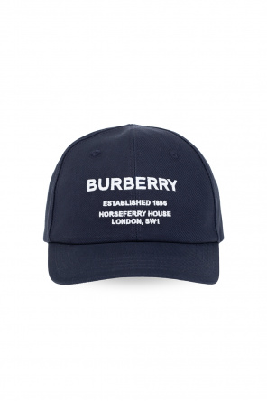 burberry logo applique stretch cotton shirt item