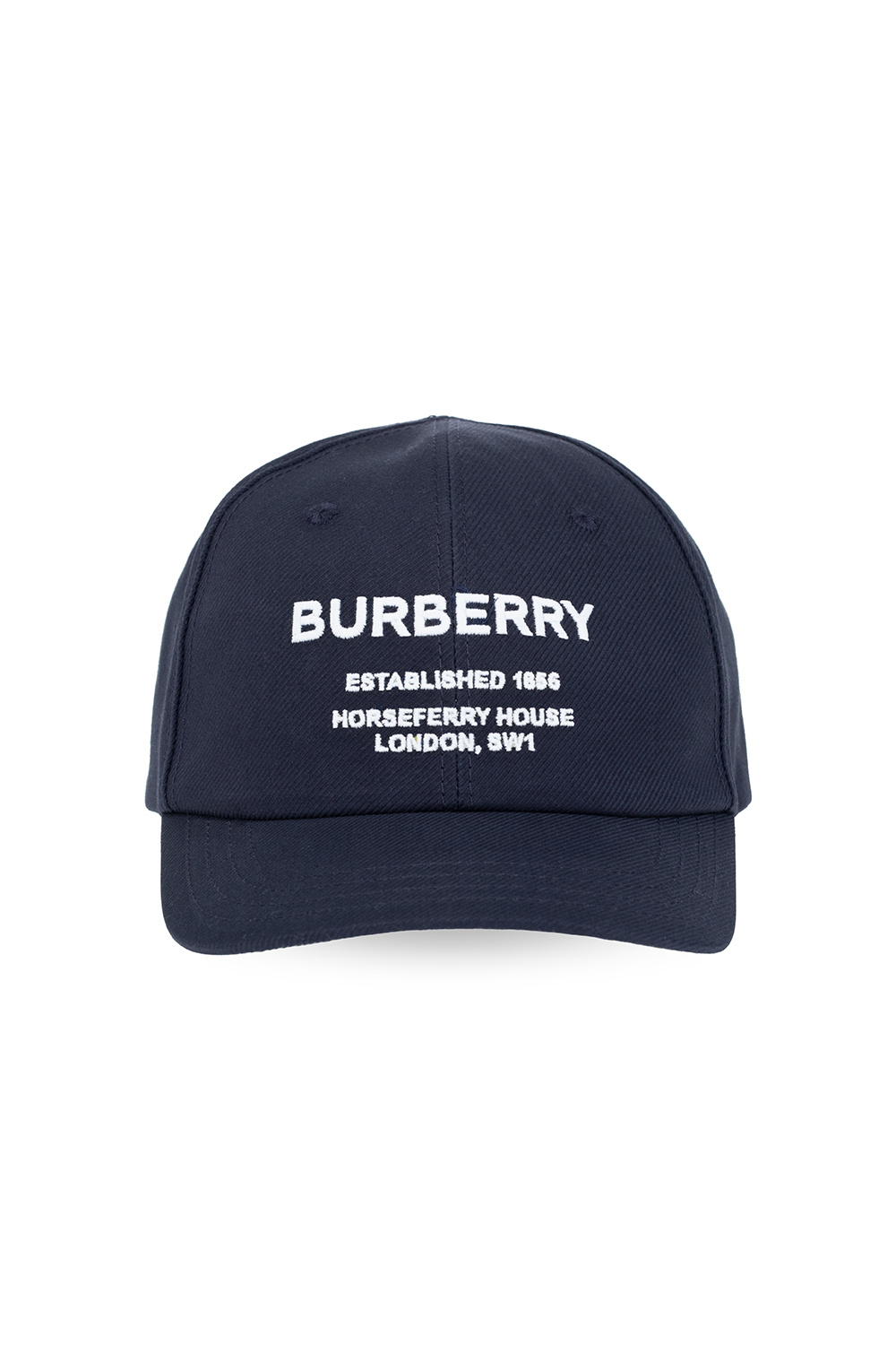 Navy blue Baseball cap with logo Burberry Kids - Vitkac TW