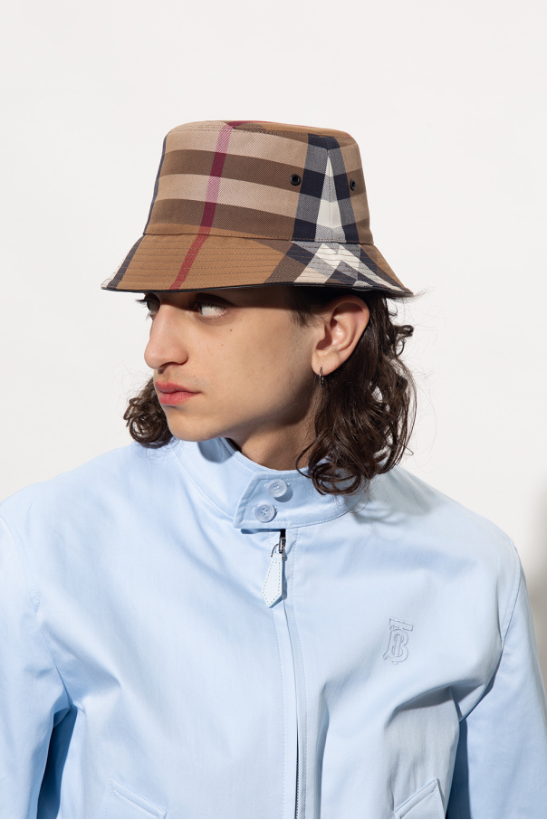 Burberry Checked bucket hat