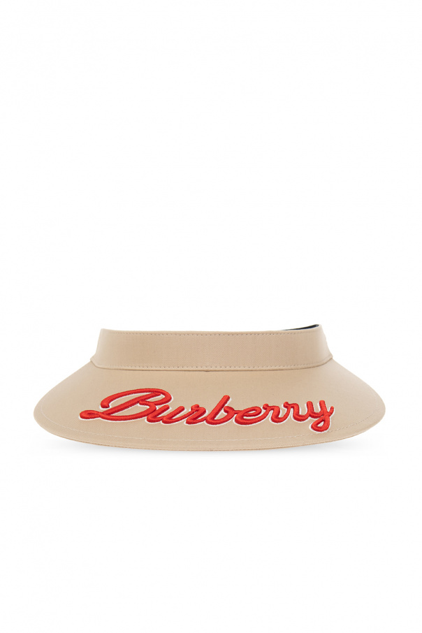 burberry Vintage Visor with logo