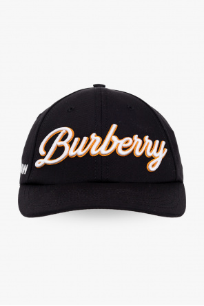 Burberry embroidered-logo six-panel cap
