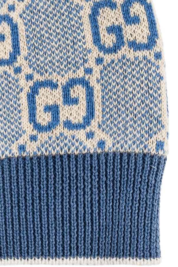 Gucci Kids Czapka ze wzorem `GG`