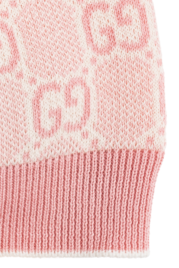 Gucci Kids Czapka ze wzorem `GG`