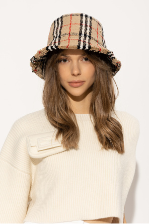 Tweed bucket hat od Burberry