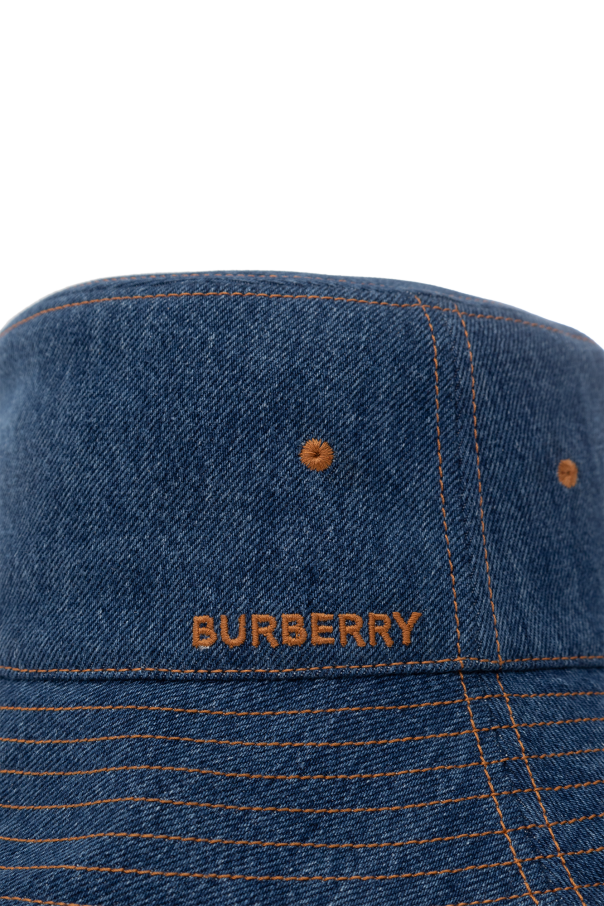 Burberry Jeansowy kapelusz