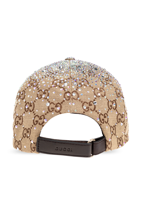 Gucci Cap with shimmering appliqués