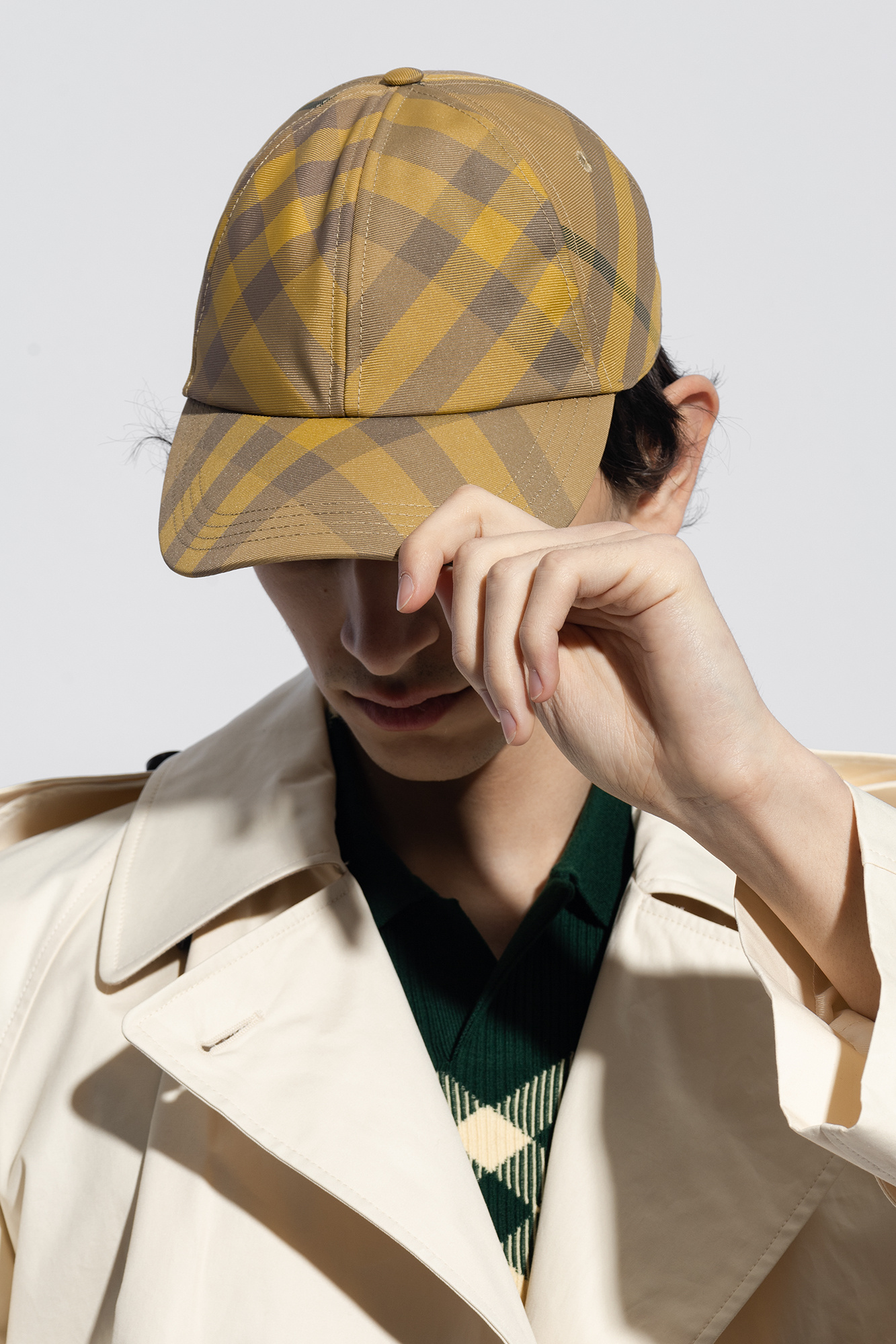 burberry for Checked baseball cap