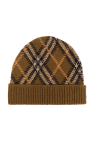 Burberry BROWN Cap with check pattern