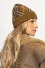 Burberry BROWN Cap with check pattern