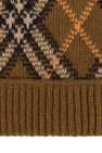 Burberry BROWN Cap with check pattern