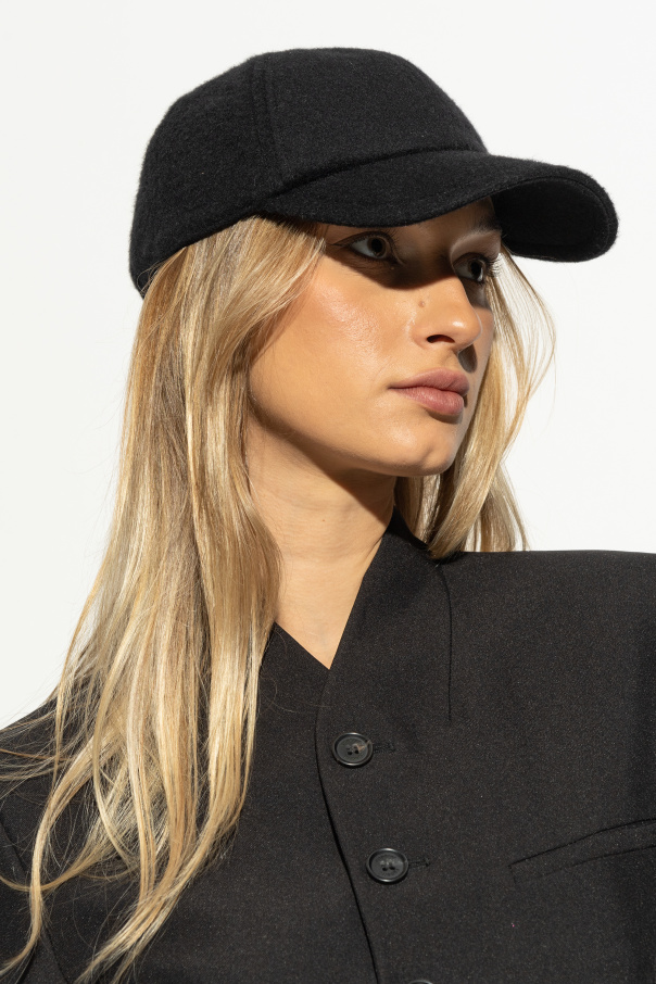 Saint Laurent Cashmere baseball cap