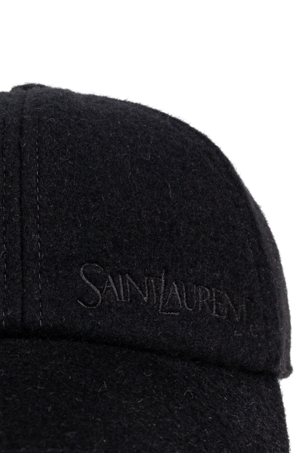 Saint Laurent Cashmere baseball cap