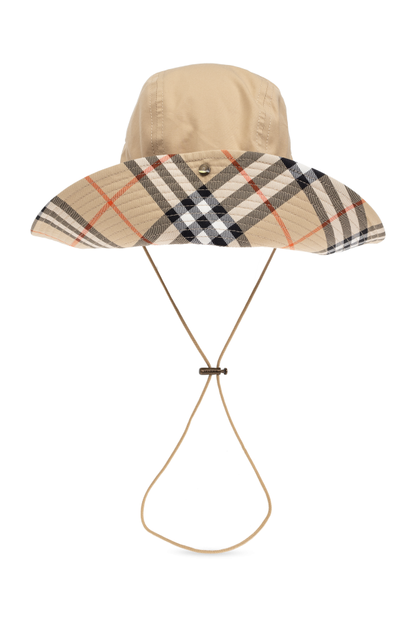 Burberry Baumwollhut mit Bändern
