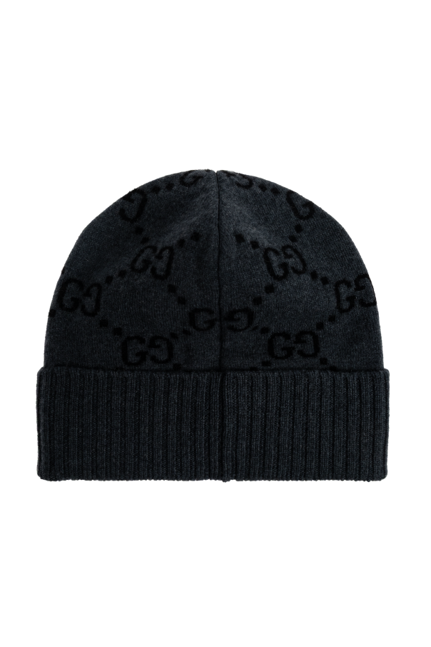 Gucci Cashmere hat with 'GG' pattern
